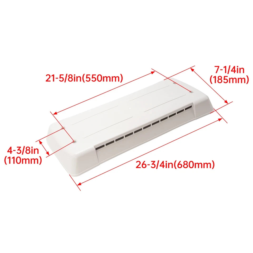 RV Camper Top Roof Refrigerator Vent Cover For Dometic Refrigerator Vent #65528