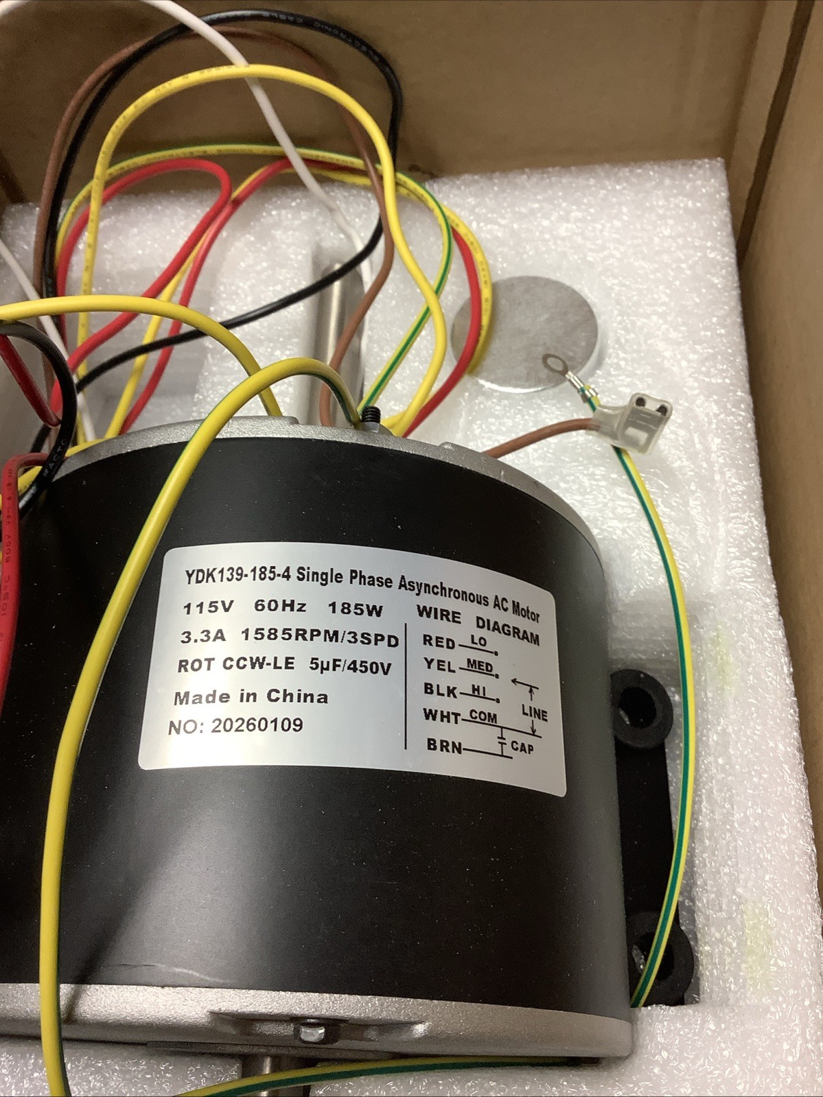 Fit For Brisk Air II RV Air Conditioners Broad Ocean Fan Motor 3315332.005