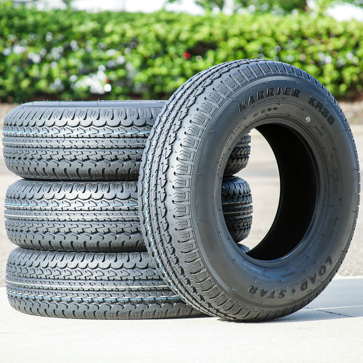 6 Tires ST 235/80R16 Kenda Loadstar Karrier KR35 Trailer 124/121N E 10 Ply