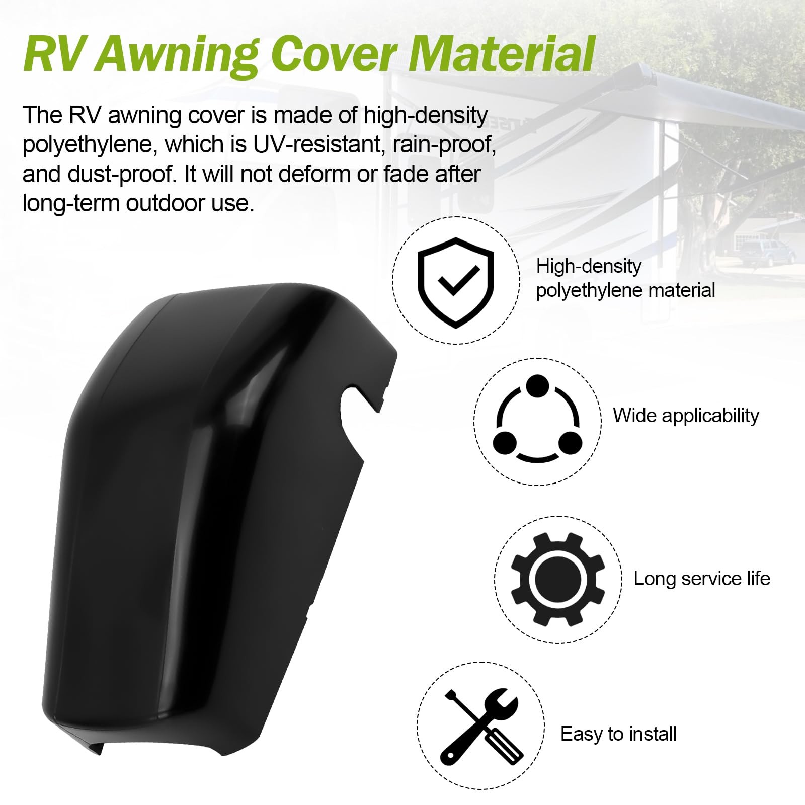 RV Awning Cover for Lippert Components & Solera, Camper Trailer Awning Motor …