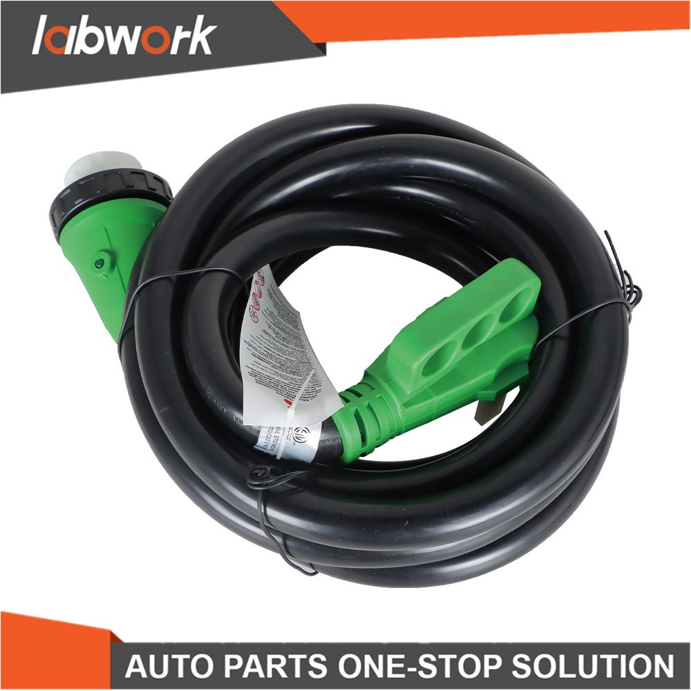 Labwork 15FT 50Amp RV Power Extension Cord With LED and Twist Lock NEMA 14-50P
