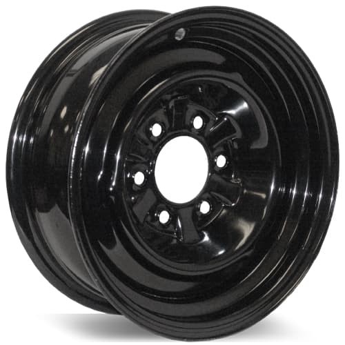 Americana 15X6 Conv 6H-5.5 Blk 0 Offset 3.65P
