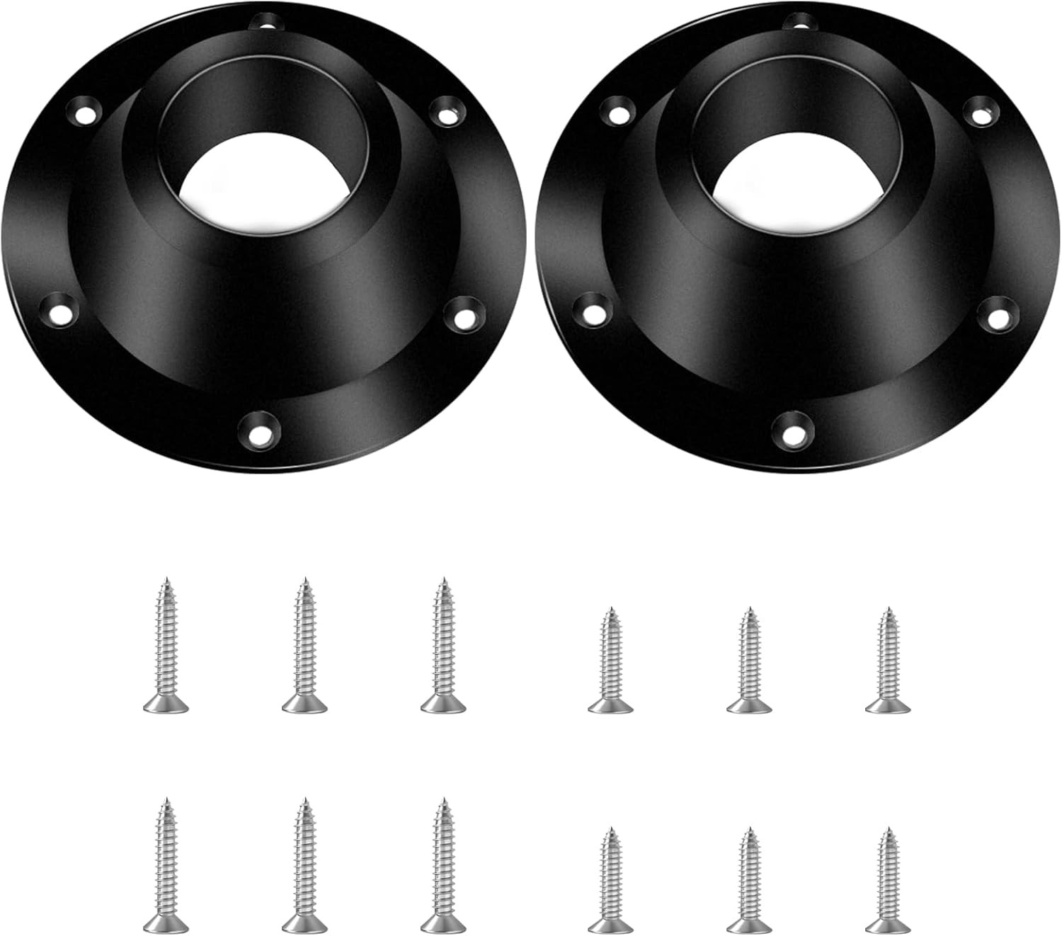 2 Pcs Aluminum RV Table Base Mount RV Dinette Table and Floor Mount Base