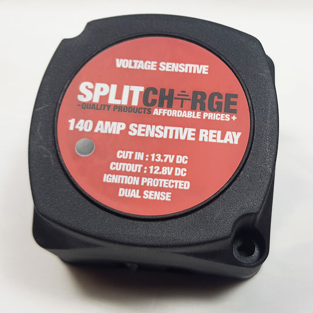 8 Metre Twin Leisure Battery Split Charge Kit 12V 140A Heavy Duty
