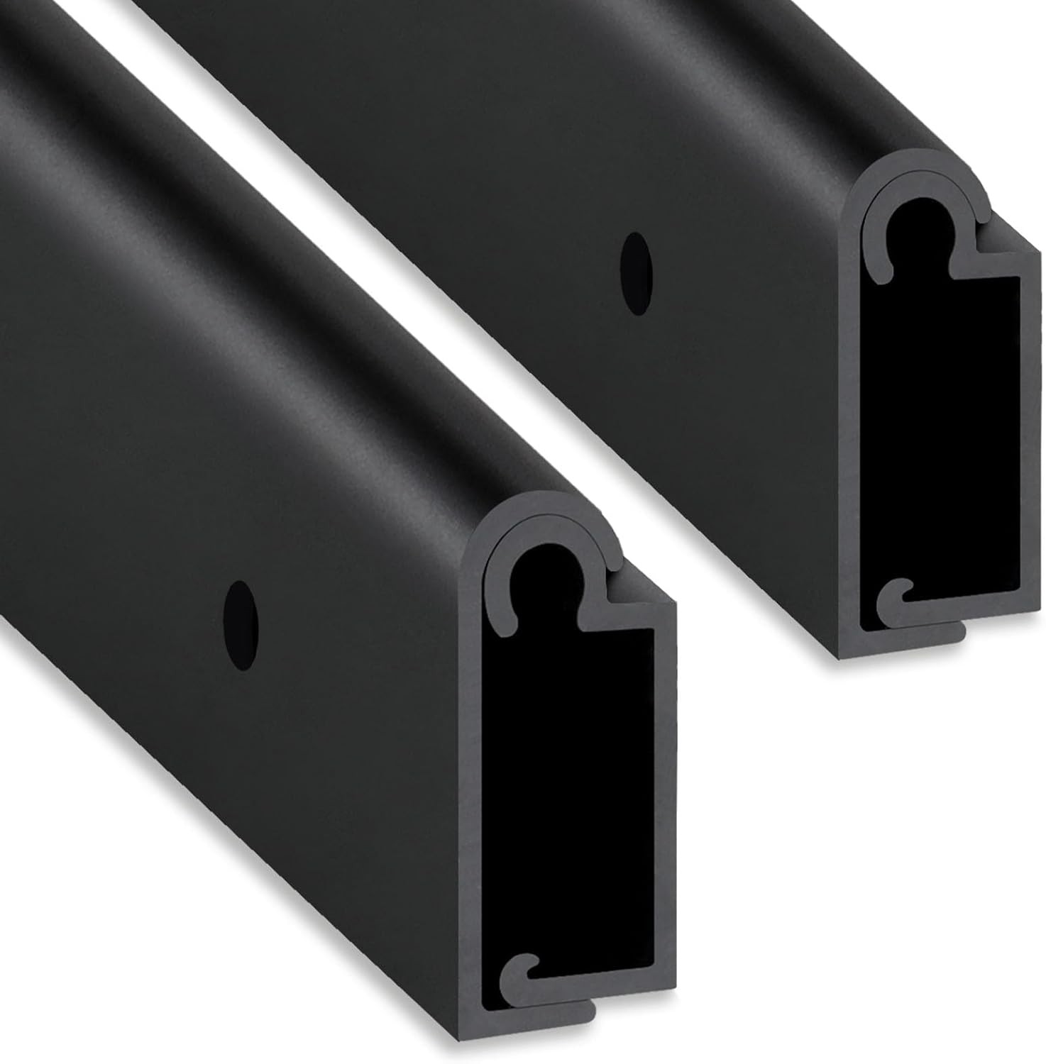 RV Table Support Brackets Aluminum RV Table Support Trim, 2-Piece Set, Black
