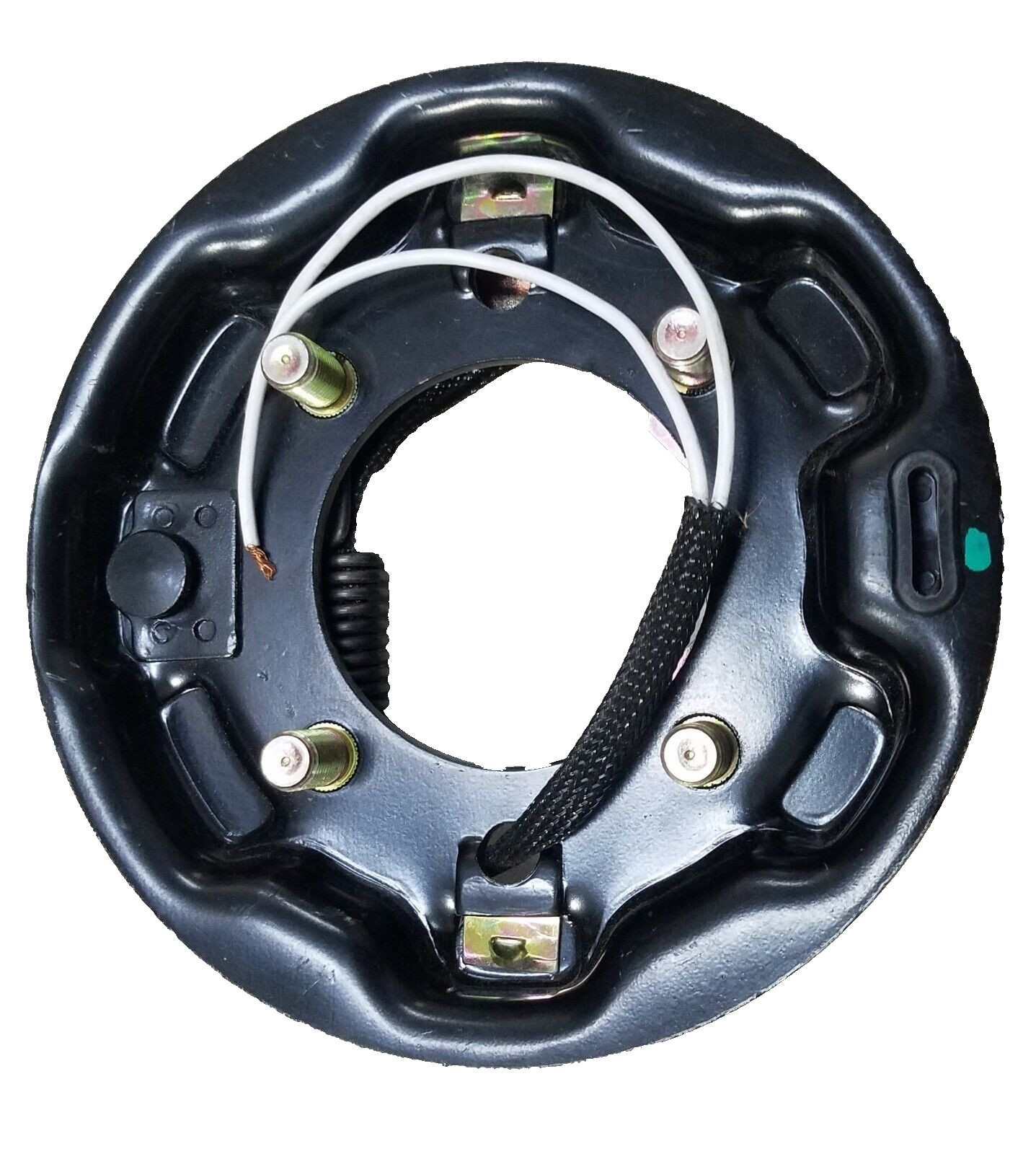 Full Electric Brake kit for 2000# Snowmobile Trailer Axle! 7″ drums 5 lug