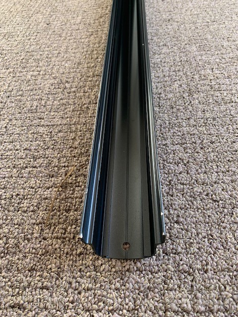 FITS DOMETIC 9100/9200 POWER RV AWNING REPLACEMENT FRONT CHANNEL 64.5IN BLACK