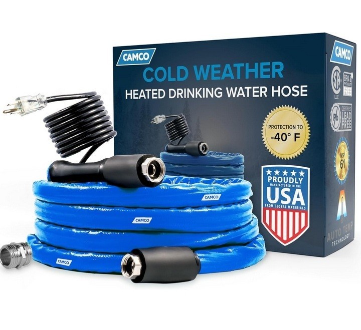 Camco 12 Foot Heated Drinking Water Hose