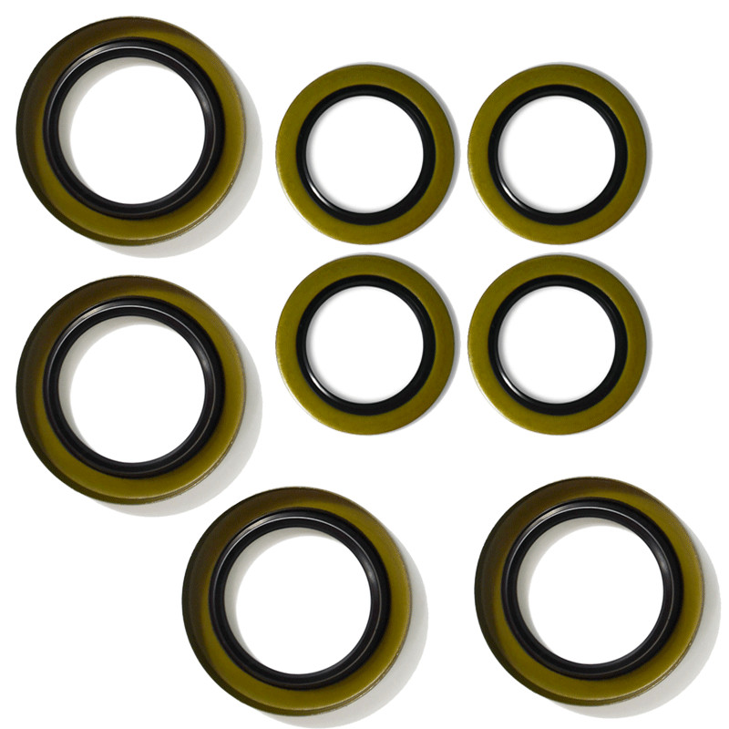 8 Pack 2.25 x 3.371 Trailer Axle Hub Wheel Grease Seal Kit for 3500lb H01 PA
