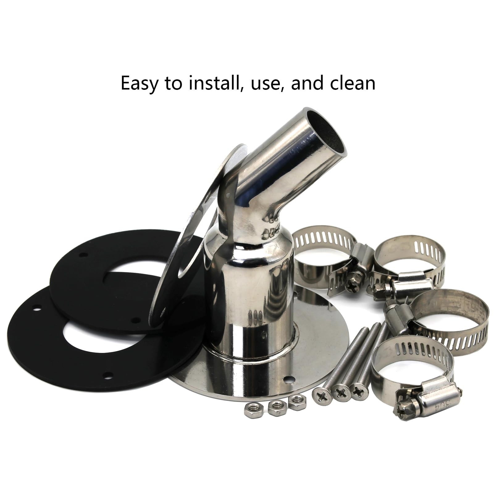 Stainless Steel Thru Hull Exhaust Skin for 0.94″ Diesel Parking Heater – Marine