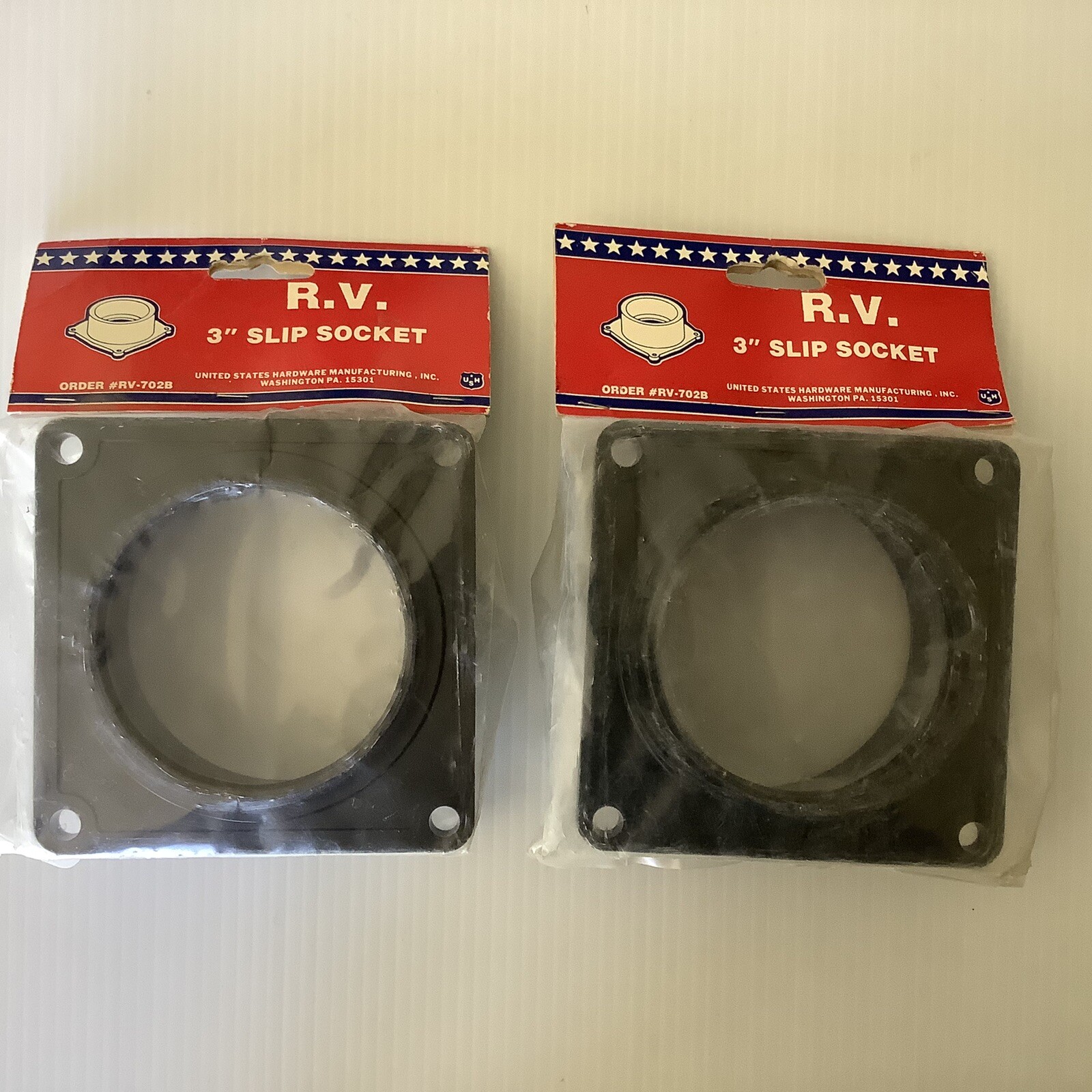 RV Parts 3″ Slip Socket With Flange For Valve Attachment US Hardware RV-702B
