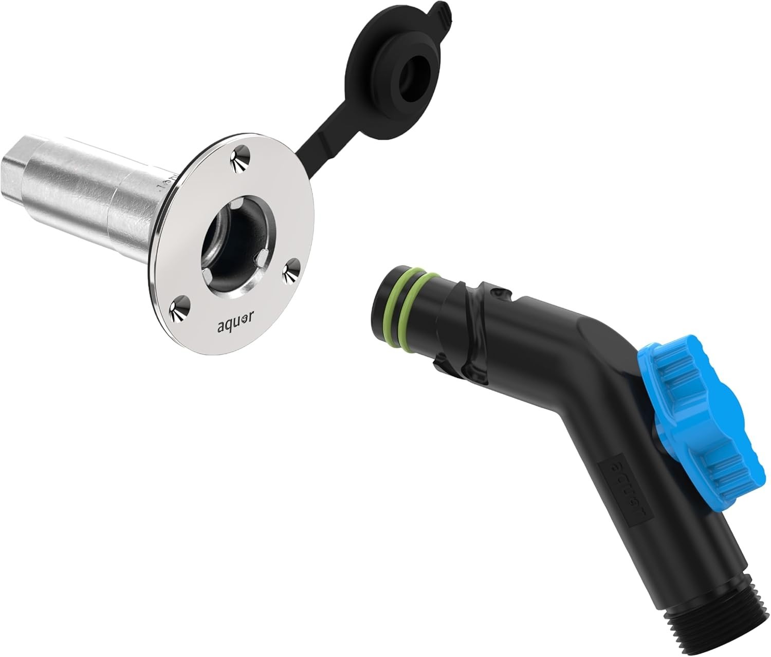 Stainless Steel RV City Water Inlet – Quick Connect for Motorhomes & Trailers