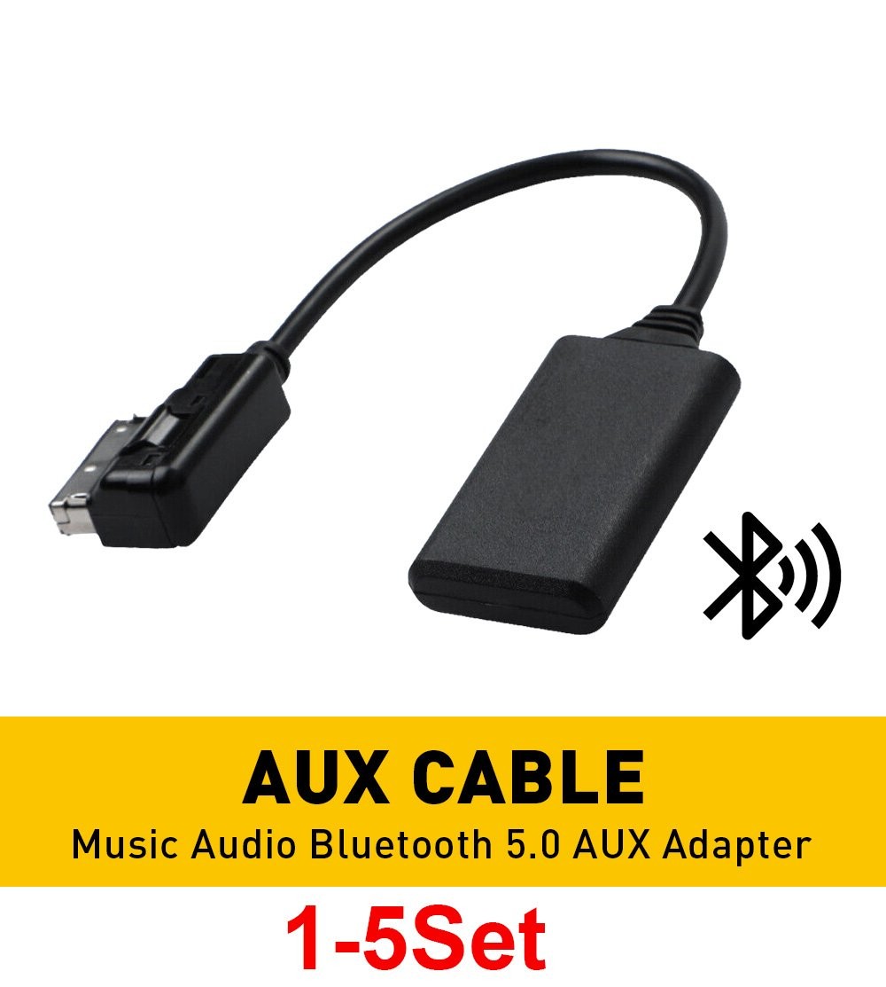 1-5X Bluetooth USB AUX Audio Cable Adapter Wireless Module For Audi Q3 S5 S3 S4