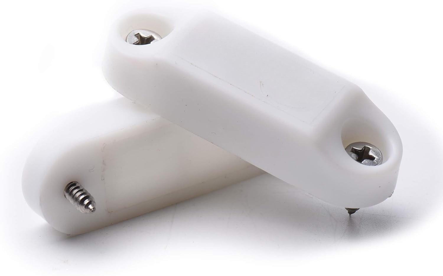 (4 Pairs) Magnetic Baggage Door Catch and Holder Kit – White RV Storage
