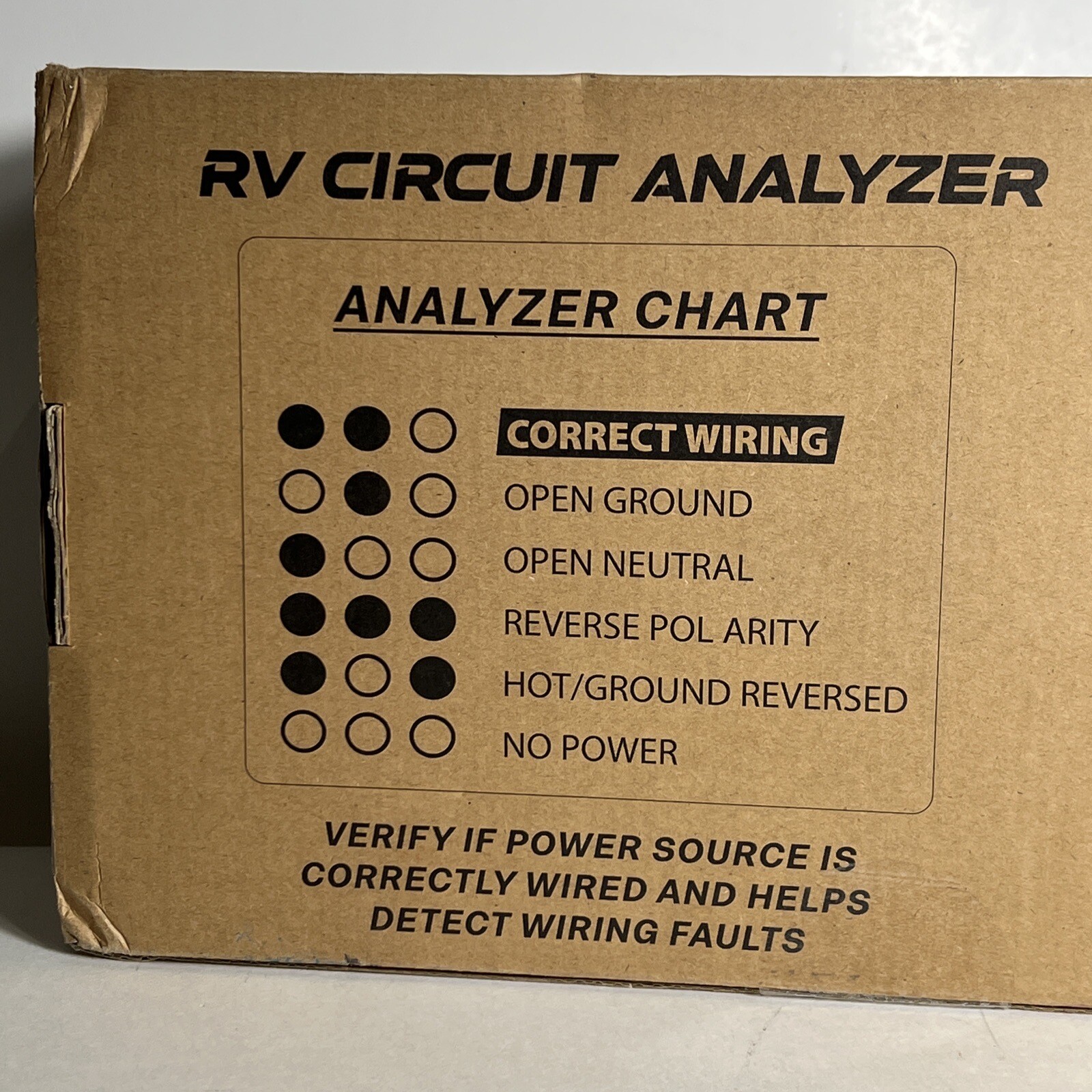 CARMTEK RV Surge Protector 30 Amp Circuit Analyzer with Integrated Surge Protect