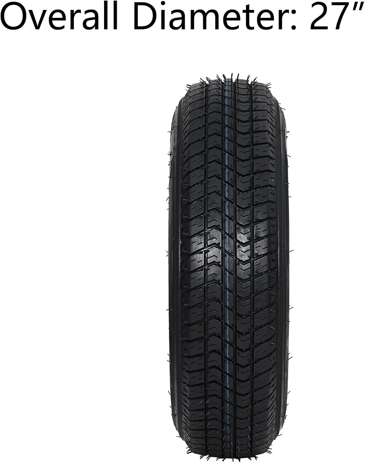 2PCS ST205/75D15 Trailer Tires with Rims 205/75 D 15 LRC 5 Lug on 4.5″, 6PR