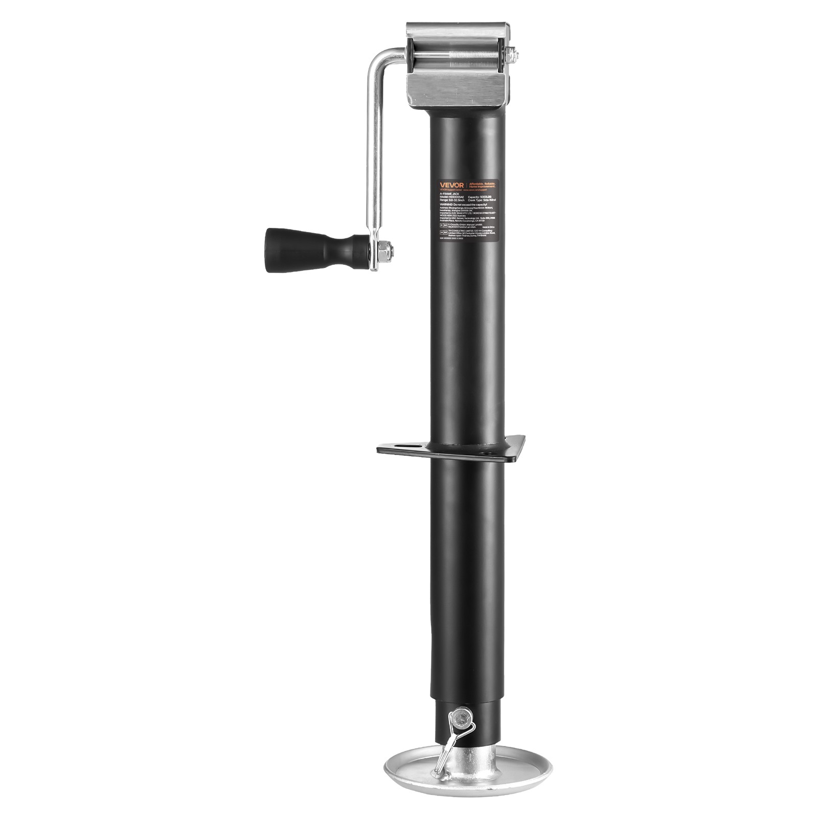 VEVOR A Frame Trailer Jack Bolt on Trailer Tongue Jack 5000 lbs 15-inch Travel