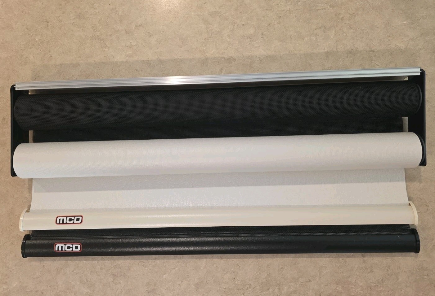 MCD RV American Duo Roller Shade Day Night Solar Shade & Cream Multiple Sizes