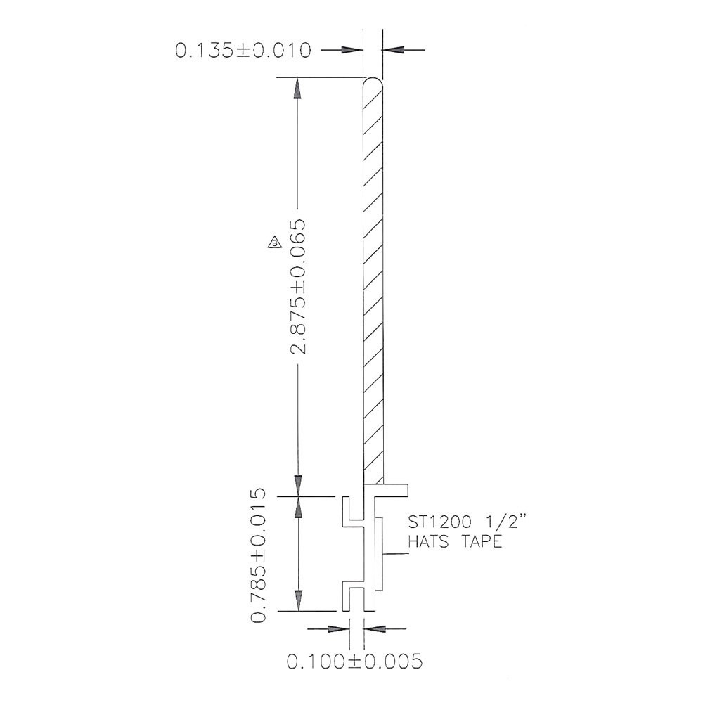 AP Products 018-317 35′ White Plastic Slide-Out EK Base w Wiper