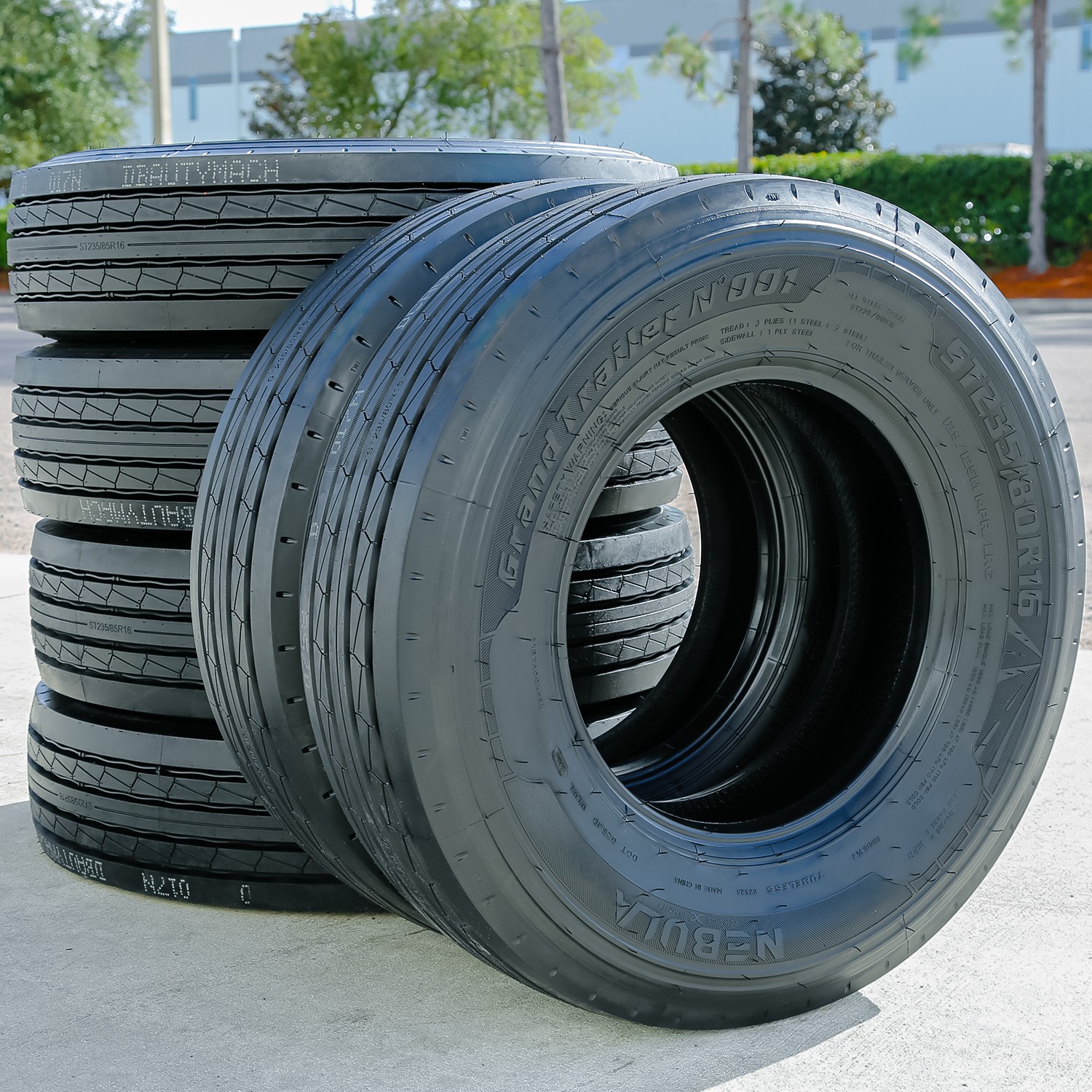 2 Tires Nebula Grand Trailer-N’ 001 All Steel ST 235/85R16 Load G 14 Ply Trailer