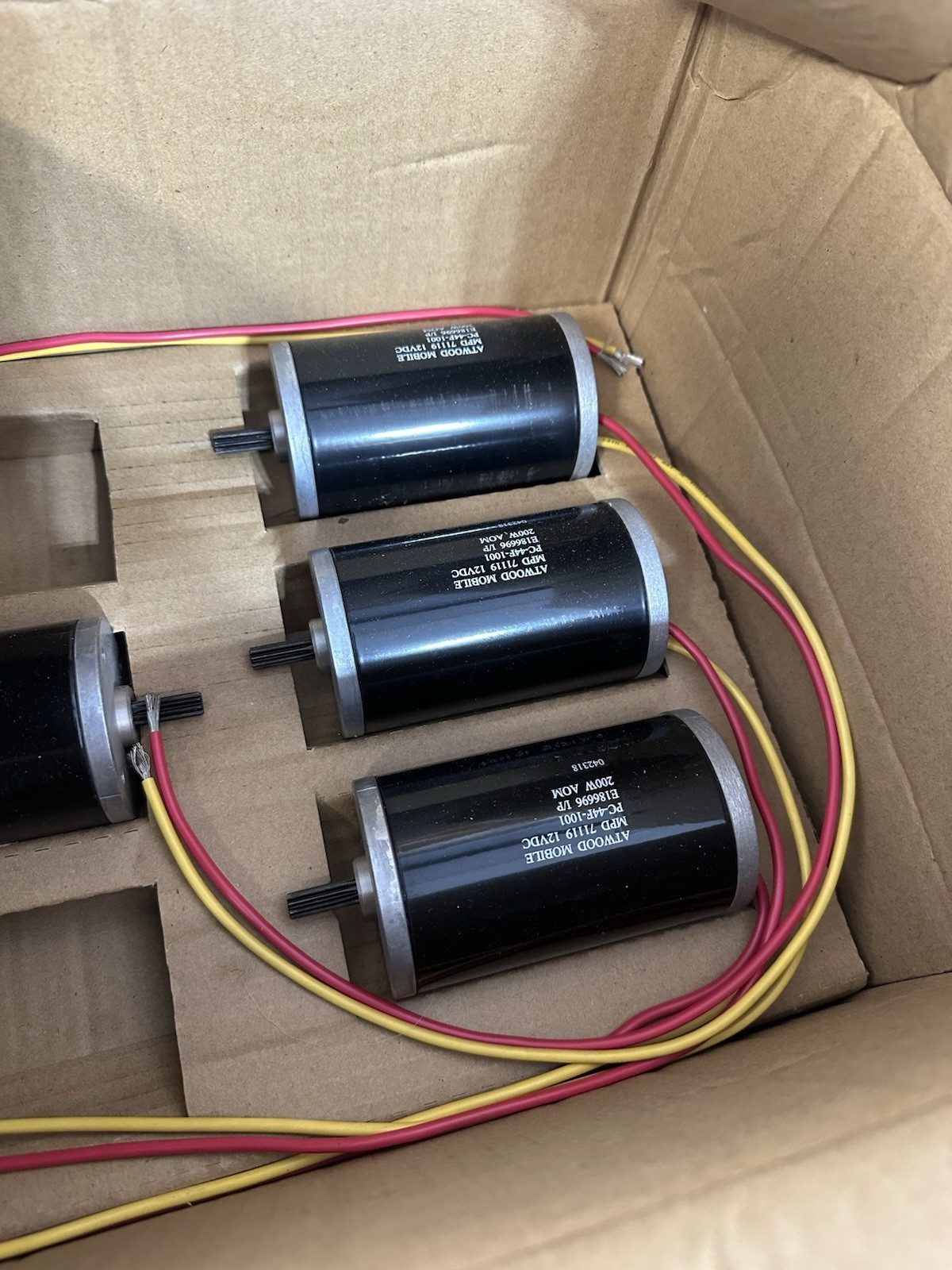 Atwood Mobile MPD 71119 RV Landing Gear Motor & Boat Trailer Motor 12VDC 200W