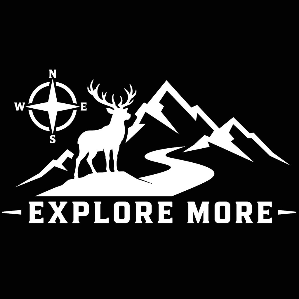 EXPLORE MORE Campervan Sticker Motorhome Caravan Vinyl Decal 24 Colours 4 Sizes