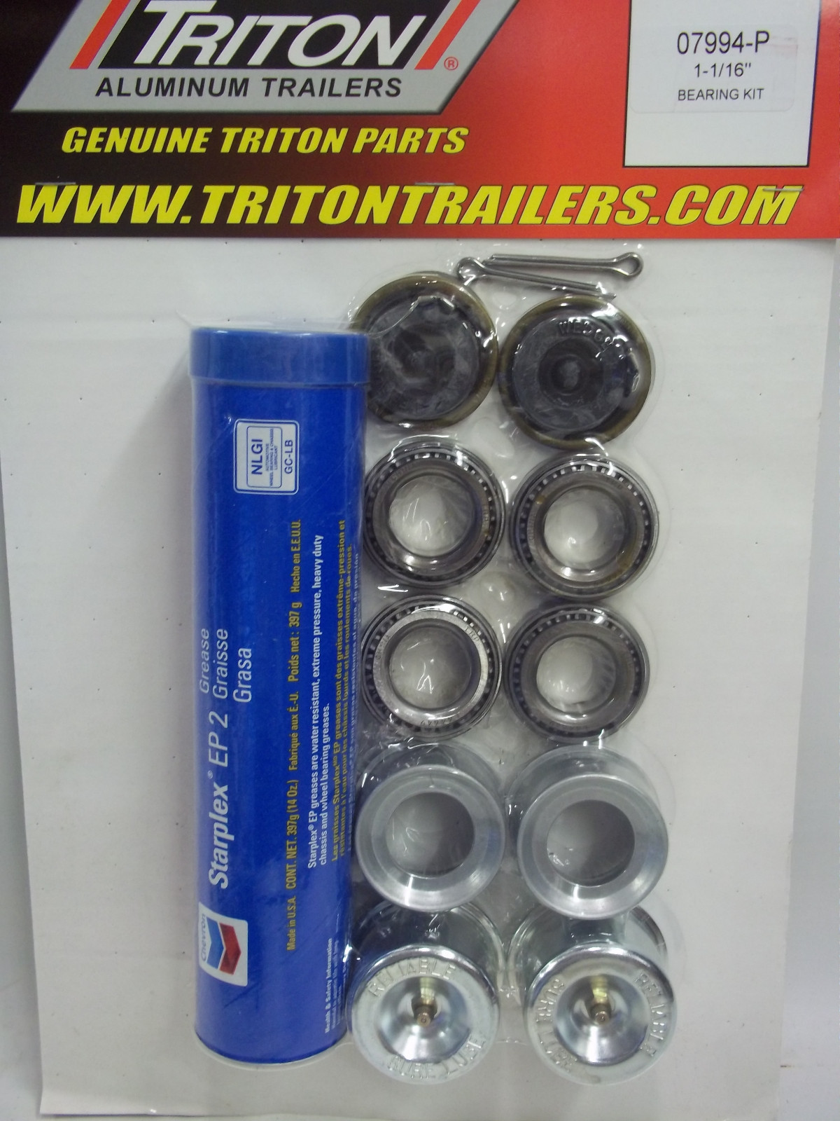 TRITON TRAILER WHEEL BEARING KIT 1 1/16 #7994 ( packaging has changed )