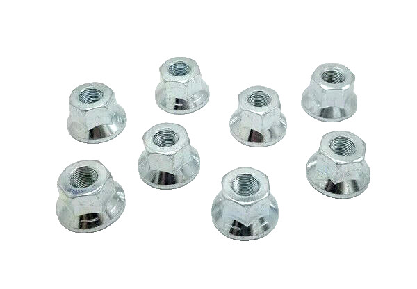 EIGHT 5/8″ -18 Flange Wheel Lug Nuts 8k 10k 12k 15k 006-058-00 Trailer Axle Hub