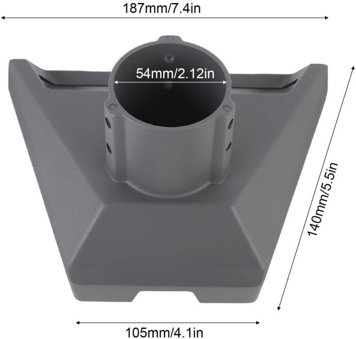 RVs Pipe Adapter Mounting 360° Rotation RV Roof Pole Set For Trailers Camping