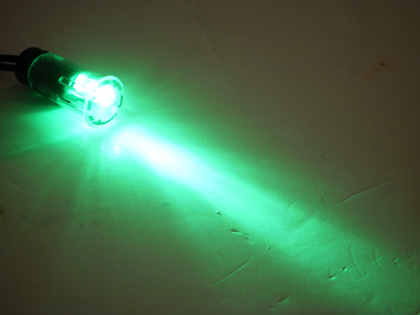 1/2″ LED Indicator Trailer/RV Marker Light Clear Green