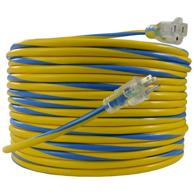 Conntek 23251-100 12/3 Cold-Weather -50°F Extension Cord, 100Ft ETL Listed