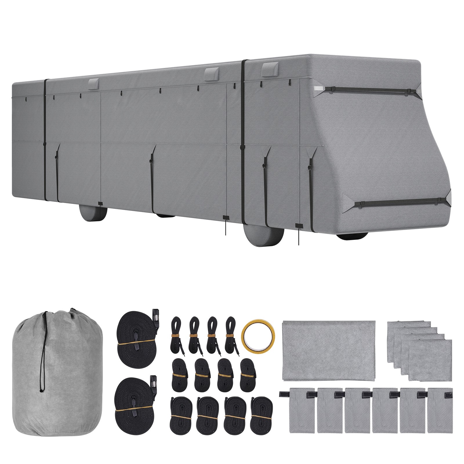 Uimoso Class A RV Cover Motorhome Cover 40-43 ft Non-woven Fabric Motorhome RV