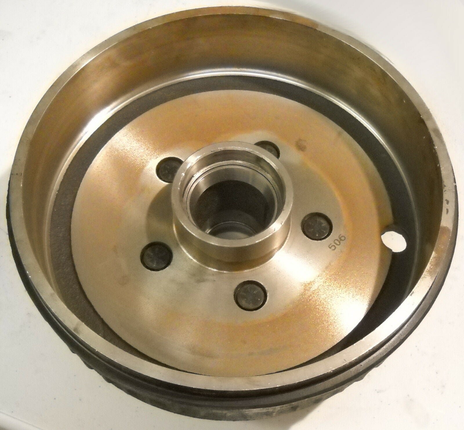 1- 5×4.75 3500# Drum W/10″ Left Hand Electric Backing Plate Trailer axle Brake