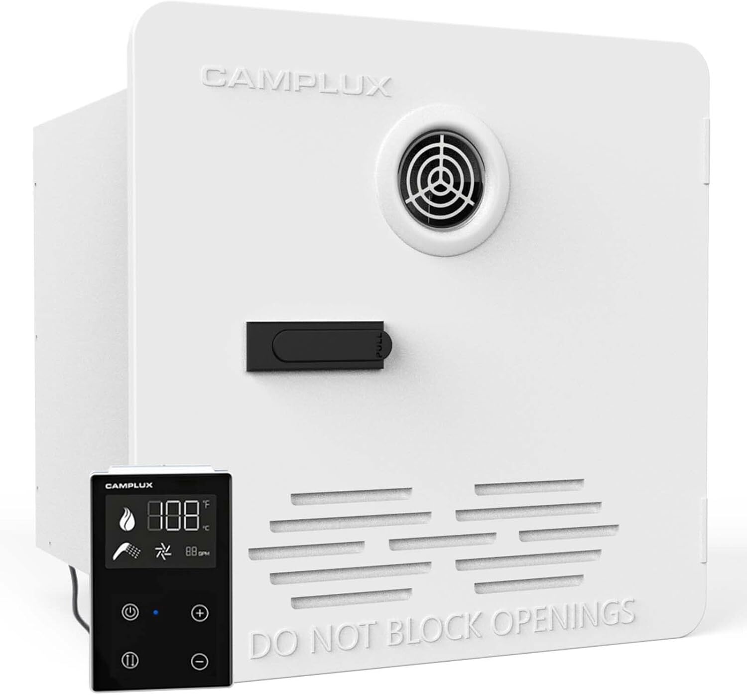 Camplux 65,000 BTU RV Tankless Propane Water Heater 2.64GPM with Remote Control