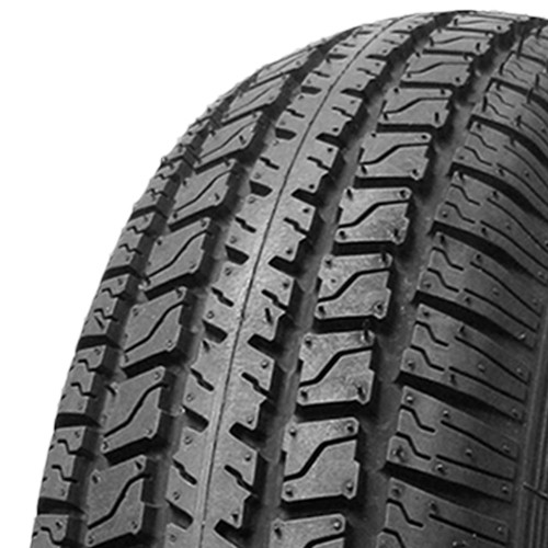 (QTY 4) ST205/75D14 Hi Run H180 Trailer Load Range C Black Wall Tires