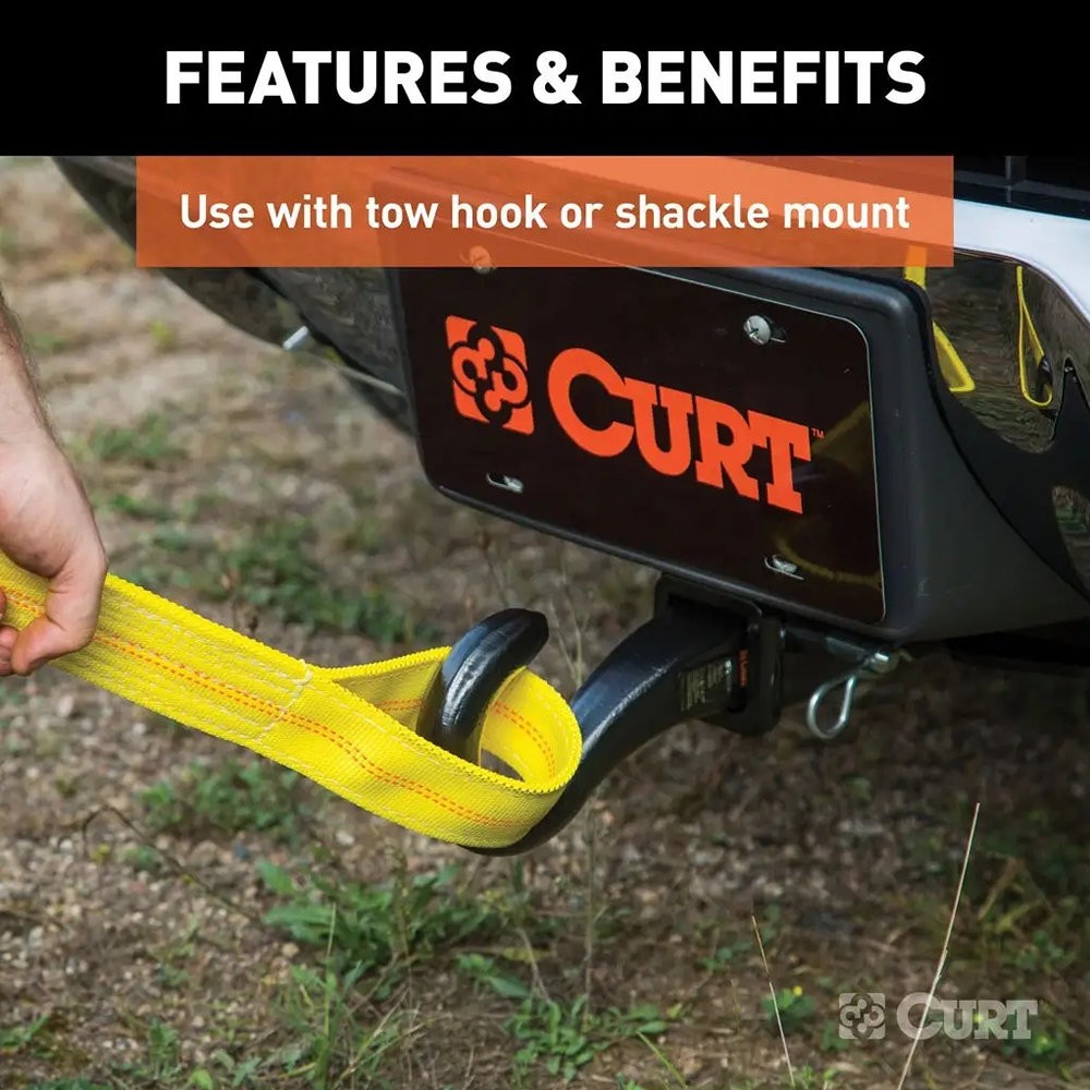 CURT Class 3 Concealed Front Trailer Hitch w 2″ Receiver Opening
