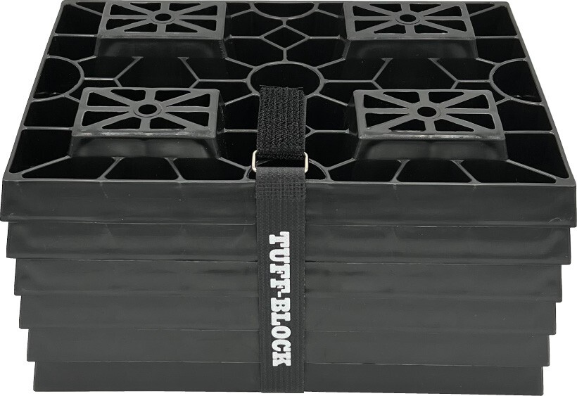 TUFF BLOCK XL RV Leveling Blocks for Camper / Travel Trailers, 5th Wheel 6 Pack
