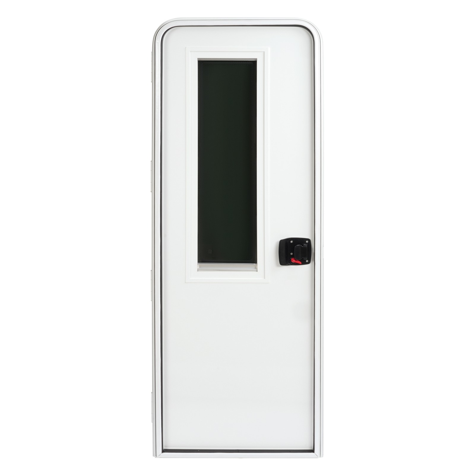 24″ X 68″ Aluminum Radius RV Entry Door Entrance White w/ LOCK/KEY For Universal