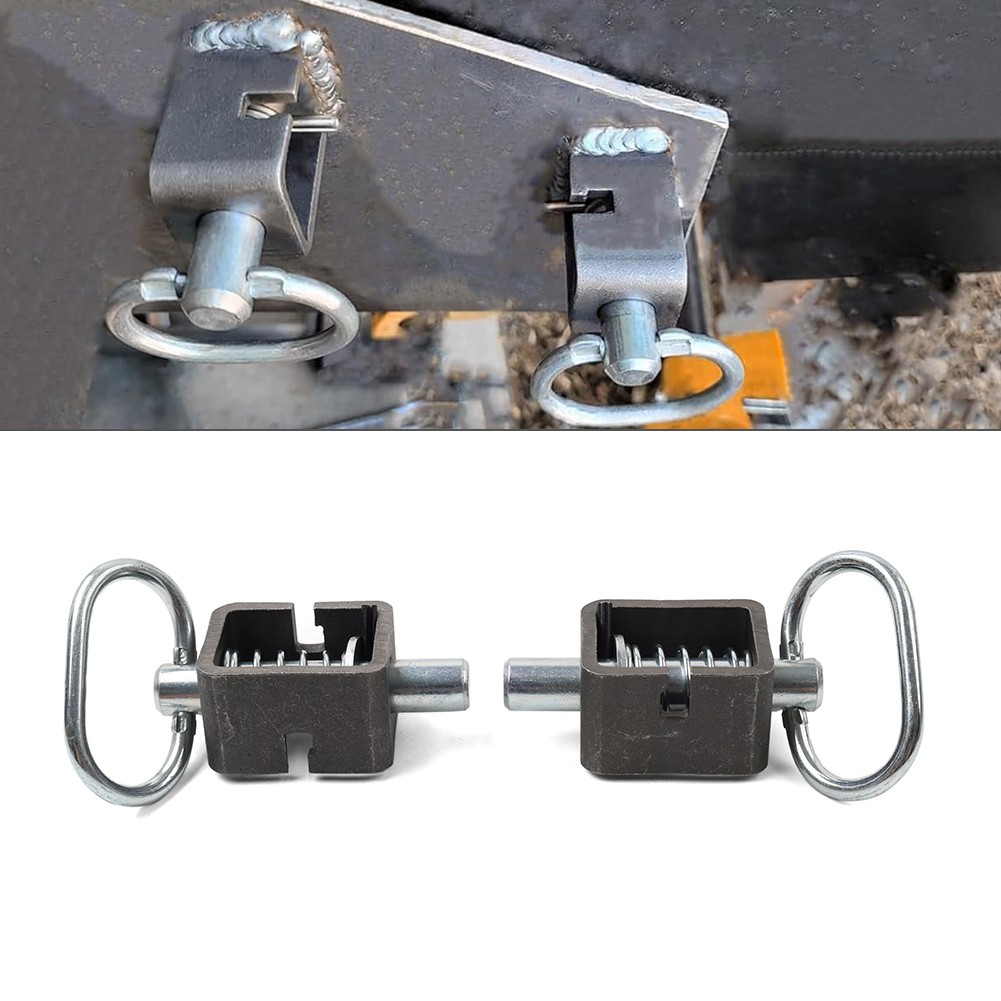 Usable Spring Lock with 5/8″ Weld On Construction for Steel Trailer Gates