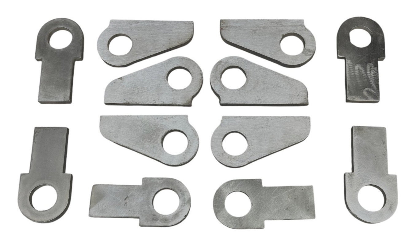 Trailer Ramp Hinge Weld On 3/8 Plate 1 1/4 Clearnace hole