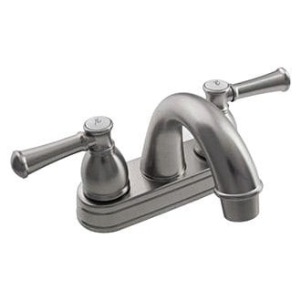 Dura Designer Plastic Satin Nickel Arc Lavatory Faucet w Bell Levels Handles
