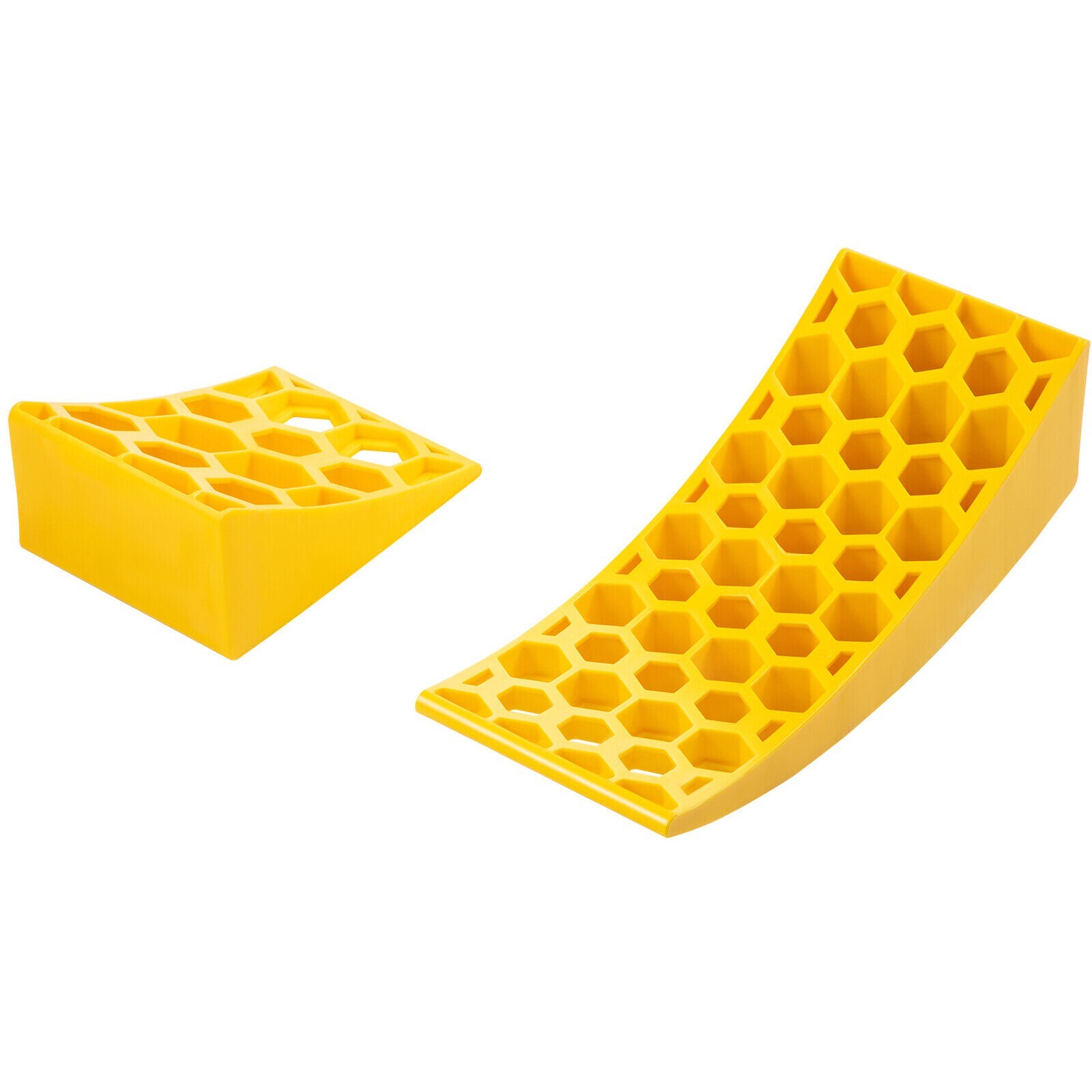 2 Pack Camper Leveler Curved RV Camper Trailer Leveling Blocks and Chocks Kit