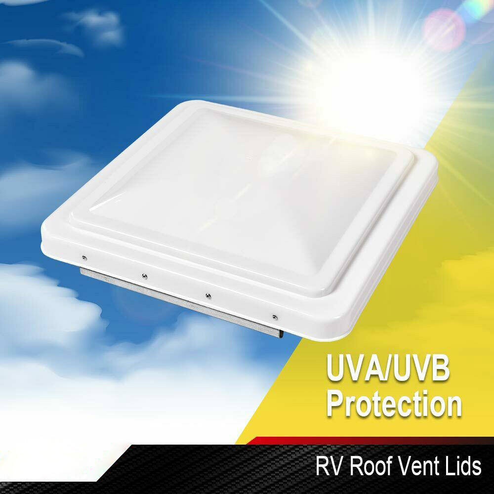 3 Pack White 14″ x 14″ Replacement Roof Vent Cover Camper RV Trailer Ventline US