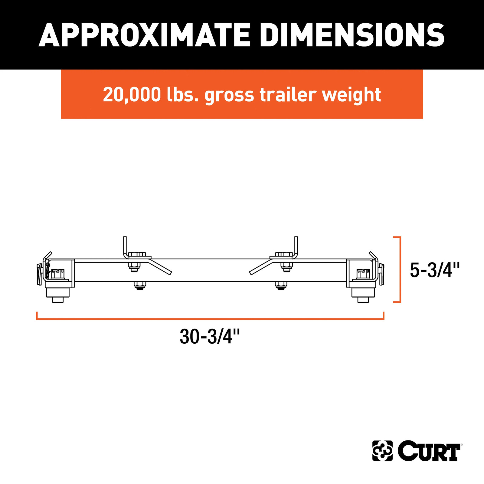 CURT 16697 E16 5th Wheel Slider Hitch 16K 6.5-Foot Bed Puck System