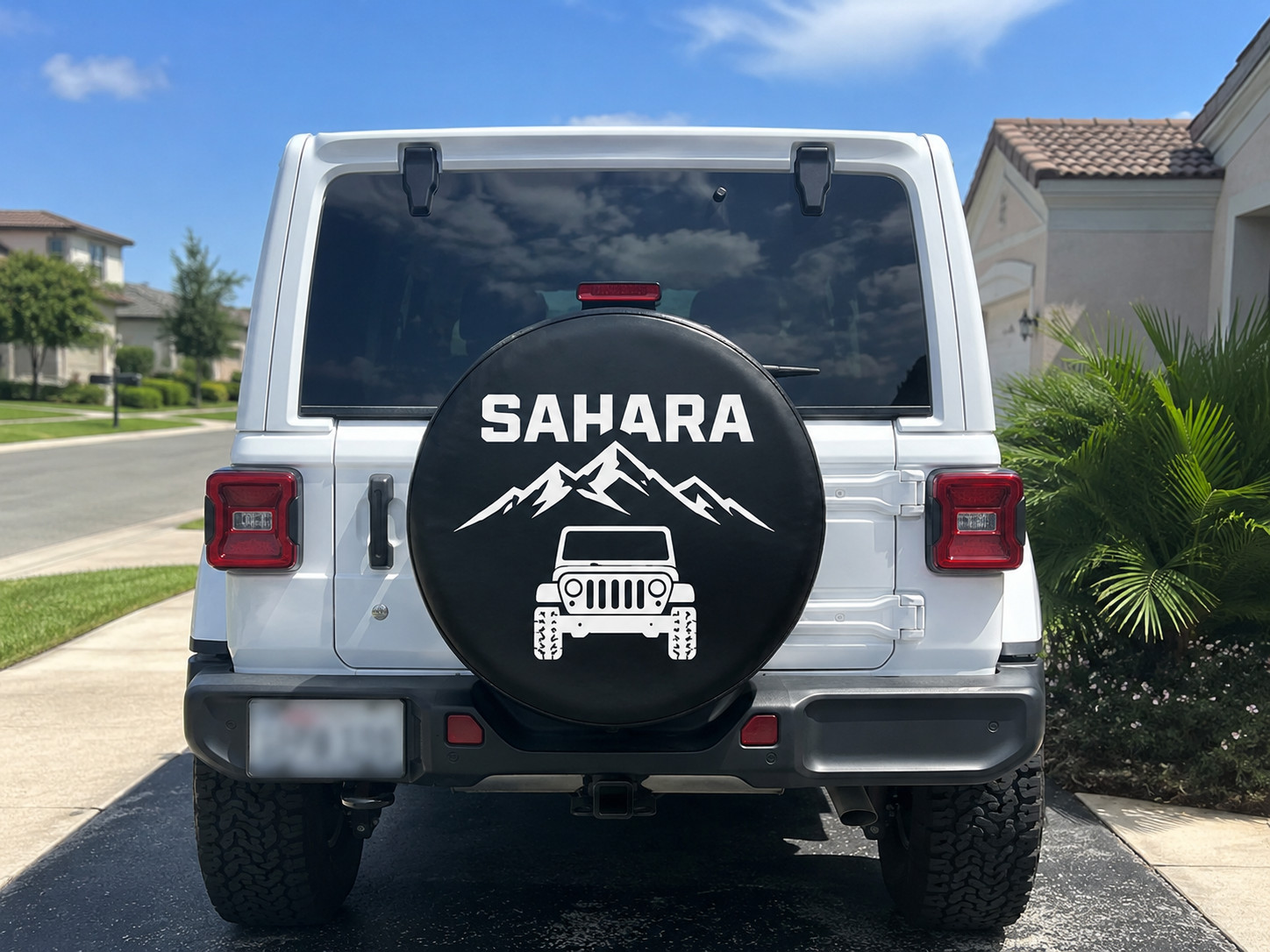 Custom Spare Tire Cover RV Trailer Camper SUV Jeep Fits 14 15 16 17 inch rims