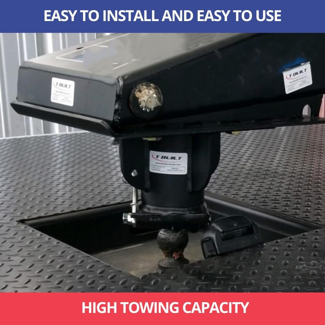 NEW 17″ Fifth (5th) Wheel RV to Goose Neck Adapter Hitch 7 3/4″ Forward Offset