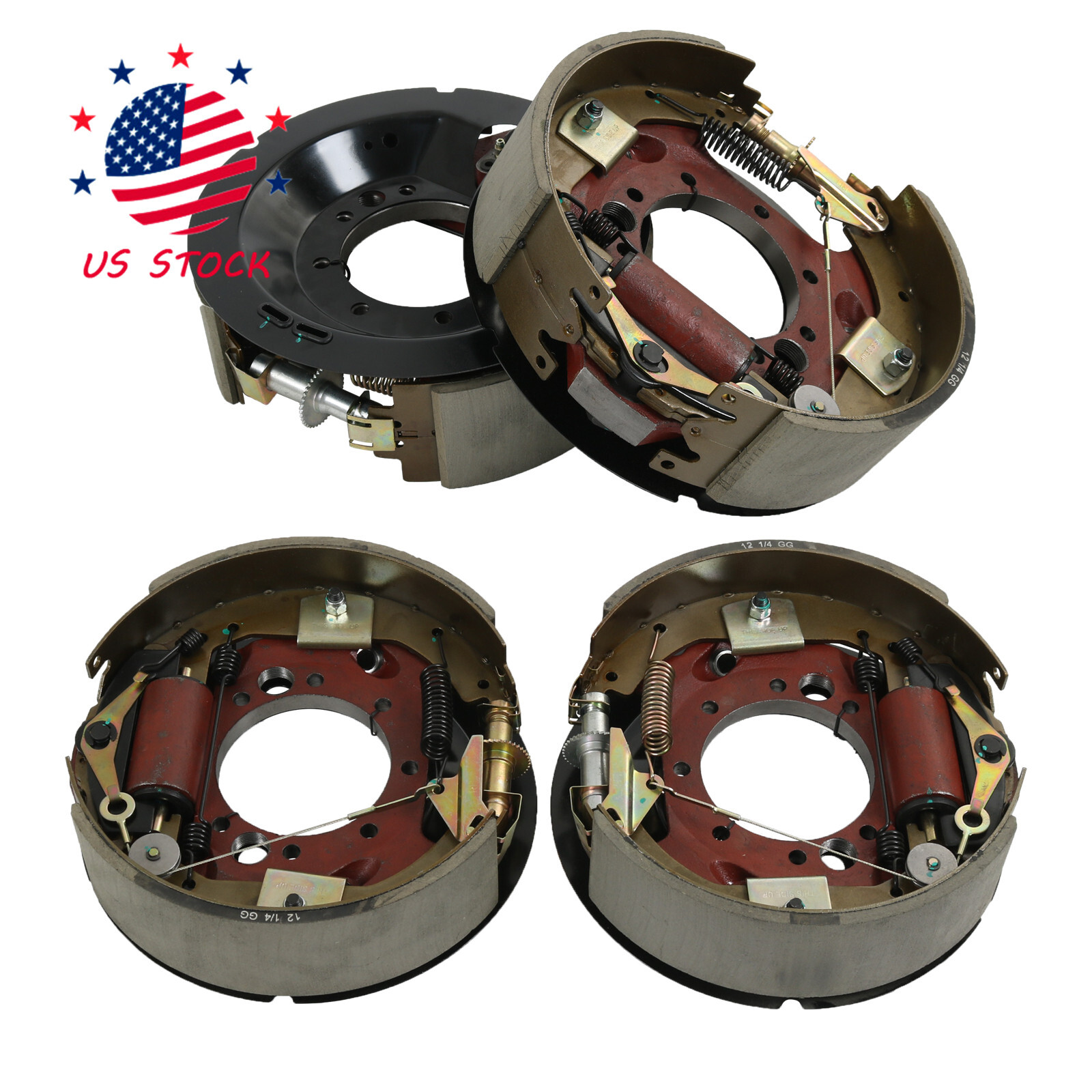 4X Replacement 12.25″ Hydraulic Brake fits Dexter 10K Trailer Axle 23-411 23-410