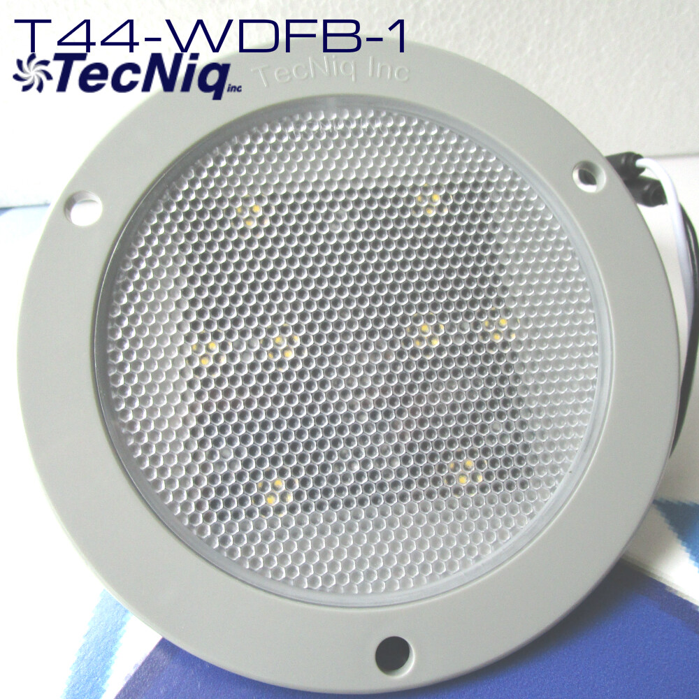 TecNIQ T44-WDRB 4″High OUTput LED Indoor-Outdoor Dome lights USA ** 2pack **