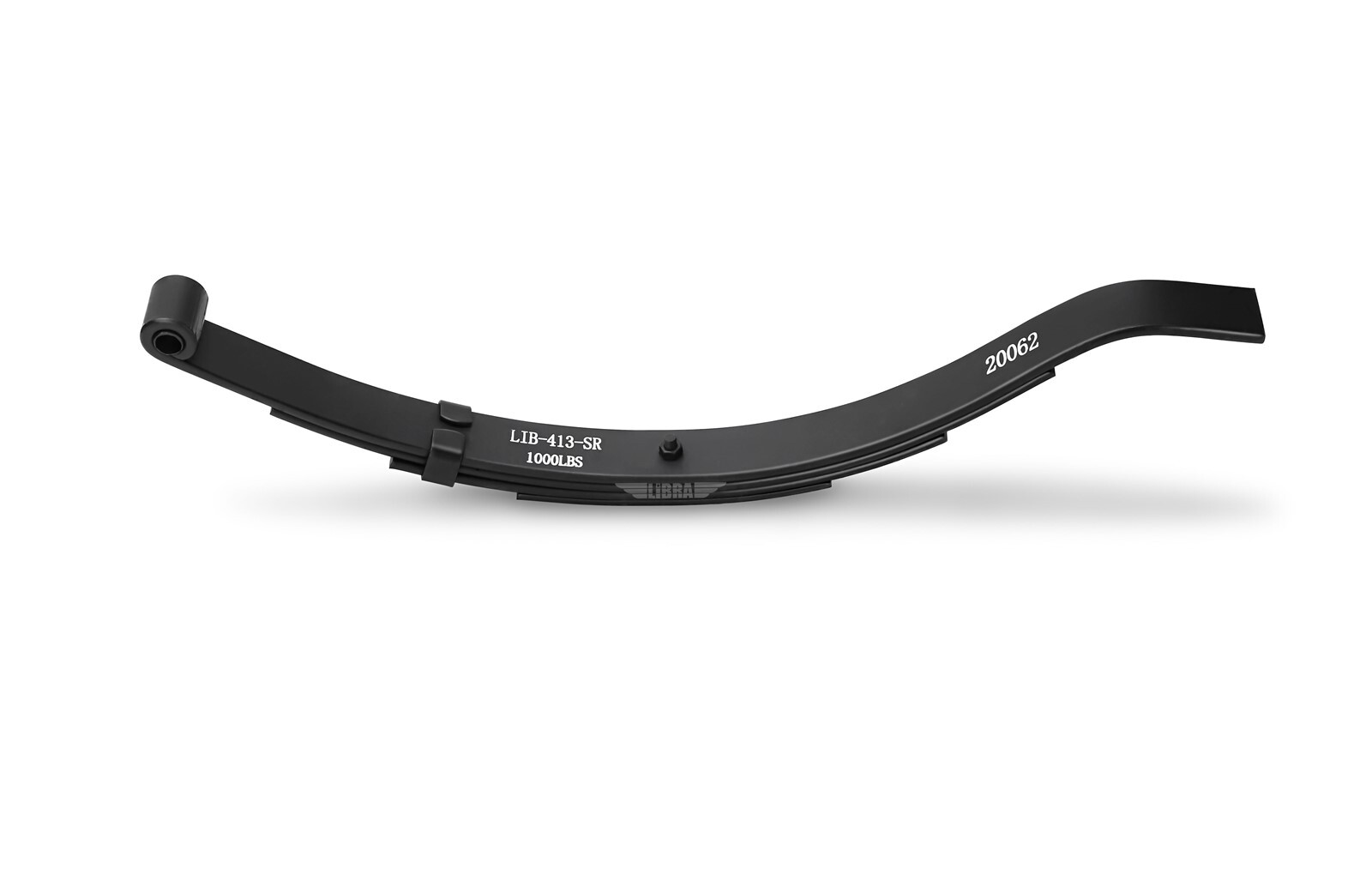 LIBRA Trailer Leaf Spring 4 Leaf Slipper 1000lb Cap for 2000lb Axle & U Bolt Kit