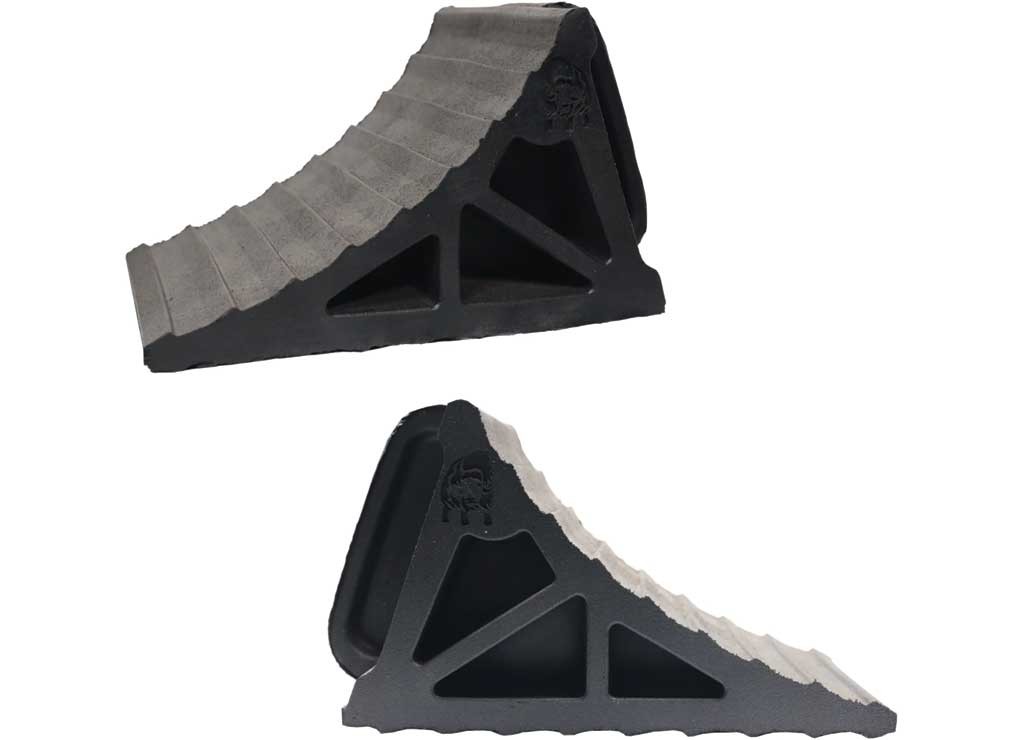 Ox Blox A-EKCHOCK Heavy Duty RV Wheel Chocks 6″ Wide – 2-Pack